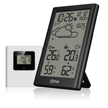 Carica l'immagine nel visualizzatore di Gallery, Optus Easy Stazione meteo con sensore esterno, orologio DCF