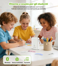 Carica l'immagine nel visualizzatore di Gallery, ORGBRO X1 Etichettatrice Portatile Bluetooth Stampante Etichette Adesive