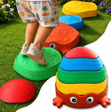 Carica l'immagine nel visualizzatore di Gallery, Pietre di equilibrio bambini 3 anni, percorso motorio antiscivolo, 5 pezzi
