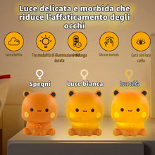 Carica l'immagine nel visualizzatore di Gallery, TaimeiMao Luce da Panda Touch, Lampada Comodino, Silicone Luci Notturna Panda, BubuDududuLuce Notturna Bambini, 5 Modali