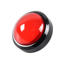 Carica l'immagine nel visualizzatore di Gallery, EG STARTS 4 Pollici 100 Millimetri Big Dome 12V LED ha Illuminato Pulsanti con microinterruttore per la Macchina della Galleria Videogiochi Parts (Rosso)