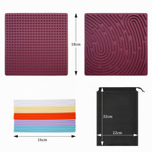 Carica l'immagine nel visualizzatore di Gallery, OMJMYY Sensory Activity Board Silicone Giocattolo Sensoriale Fidget Toys per Autismo e ADHD Tavola da Attività Sensorial