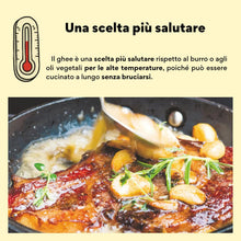 Carica l'immagine nel visualizzatore di Gallery, NUTRIBE Ghee Biologico 500g | Burro Chiarificato Ayurvedico | Latte di Pascolo | Ideale per Friggere, Keto e Paleo