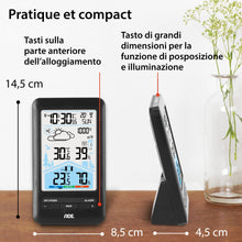 Carica l'immagine nel visualizzatore di Gallery, ADE Stazione meteo Digitale con Sensore Esterno Wireless | Qualita Aria Monitoraggio | Ventilazione Consigliata | Termom