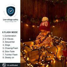 Carica l&#39;immagine nel visualizzatore di Gallery, Avoalre Luci di Natale 1000 LEDs 25M, Catena Luminosa 8 Modalità Impermeabile IP44 Luci Albero di Natale Decorative per Interno Esterno Natale Atmosfera Romantica Camera Festa Nozze, Bianco Caldo
