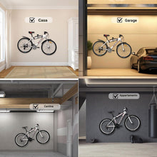 Carica l'immagine nel visualizzatore di Gallery, Porta Bici da Muro - Appendi Bici da Muro - Supporto Bici da Muro, Portata di 30 kg, 360° Girevole ed Estraibile, Pieghe