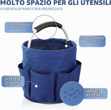 Carica l'immagine nel visualizzatore di Gallery, Wenko Contenitore per Utensili per la Pulizia, Blu, 4 cm