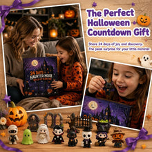 Carica l'immagine nel visualizzatore di Gallery, Calendario dell'Avvento di Halloween 2026, 24 giorni di Halloween, conto alla rovescia con sorpresa, bambola spaventosa,