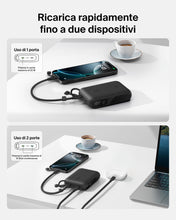 Carica l'immagine nel visualizzatore di Gallery, Belkin BoostCharge Power Bank 10000mAh con Display Digitale - Nero