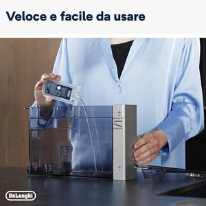 De'Longhi Dlsc200 Ecodecalk Decalcificante Naturale Per Tutte Le Macchine Da Caffè, Con Ingredienti Da Materie Prime Naturali, Biodegradabile, Made In Italy, Monodose da 100ml ciascuno