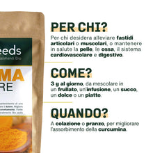 Carica l'immagine nel visualizzatore di Gallery, Curcuma in polvere BIO 200g | 3% Curcumina | Dolori Articolari e Mobilità