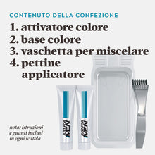 Carica l'immagine nel visualizzatore di Gallery, Just for men Per moustache e beard Black Brown Colour, Eliminates Grey for a Thicker and Fuller Look M45
