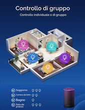 Carica l'immagine nel visualizzatore di Gallery, Aigostar Lampadine Alexa, Lampadine Wifi G45 E14 6.5W, Lampadina Smart RGBCW Compatibile con Alexa/Google Home, Nessun H