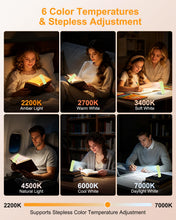 Carica l'immagine nel visualizzatore di Gallery, Gritin 2026 2a Gen Luce per Lettura Libri a Letto- 14 LED Spettro Completo