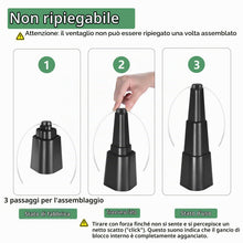 Carica l'immagine nel visualizzatore di Gallery, Fly Ventole per tavoli Confezione da 4 – repellenti per mosche per pasti all'aperto al coperto – Portable Automatic Picn
