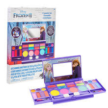 Carica l'immagine nel visualizzatore di Gallery, Disney Frozen 2 – Townley Girl Set Cosmetico Compatto con Specchio e 14 Lucidalabbra, 4 Luminanti, 6 pennelli. Set Makeup Colorato Pieghevole e Lavabile per bambine