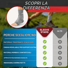 Carica l'immagine nel visualizzatore di Gallery, Sleeve Stars Cavigliera Ortopedica per Distorsione - Cavigliera Sportiva, Rimedio Fascite Plantare e Tendine d'Achille, 
