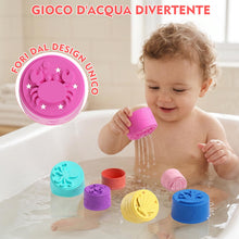 Carica l'immagine nel visualizzatore di Gallery, 7 Pezzi Cubi Impilabili Bambini Giocattoli per 3-6 Mesi, Montessori Costruzioni per Neonato 6-12 Mesi, Dentizione Neonat