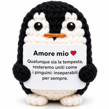 Carica l'immagine nel visualizzatore di Gallery, Pinguino Peluche dell’Amore – Regalo Romantico per Fidanzato o Fidanzata, Idea Regalo Anniversario, Mesiversario o Matri