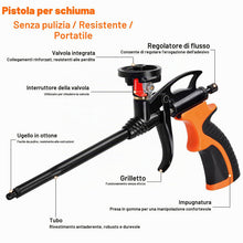 Carica l'immagine nel visualizzatore di Gallery, Pistola per Schiuma Poliuretanica, Pistola schiuma PU da costruzione