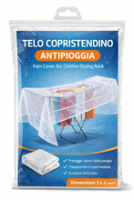 Carica l'immagine nel visualizzatore di Gallery, eacommerce Telo Impermeabile 3x2 Metri - Telo Trasparente Impermeabile Esterno per Copri Stendino da Esterno - Parapiogg