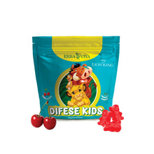 Carica l'immagine nel visualizzatore di Gallery, Erba Vita Difese Kids Integratore Alimentare per Bambini, 30 Gummies - A base di Vitamina D3, Vitamina C e Zinco, Contri