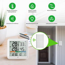 Carica l'immagine nel visualizzatore di Gallery, VOCOO Termometro Igrometro Wireless Digitale Interno Esterno