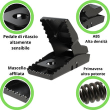 Carica l'immagine nel visualizzatore di Gallery, Trappola per Topi e Ratti con Esca Riutilizzabile 6pz