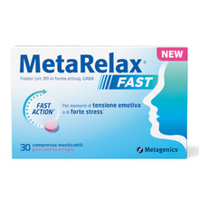 Carica l'immagine nel visualizzatore di Gallery, Metagenics MetaRelax Fast - Con GABA e folato - 30 Compresse
