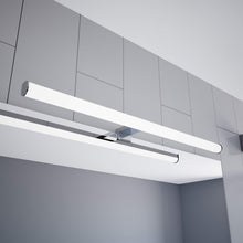 Carica l'immagine nel visualizzatore di Gallery, Lampada per specchio a LED 600 mm Lampada a sospensione 230V Lampada Bagno cromata, selezione: 600 mm, bianco neutro
