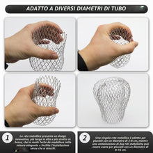 Carica l'immagine nel visualizzatore di Gallery, 4 Pezzi Protezione per Grondaia, Griglia di Scolo per Grondaia