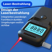 Carica l'immagine nel visualizzatore di Gallery, Alcohol tester con 15 bocchini, tester per alcol con schermo LCD, etilometro digitale con illuminazione di emergenza a LED, per test di alcol