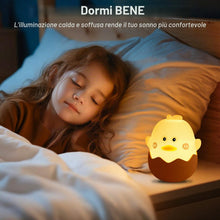 Carica l'immagine nel visualizzatore di Gallery, Luce Notturna per Bambini in Silicone, Luce Notturna Ricaricabile Tramite USB, Luce Notturna per Bambini con Funzione To