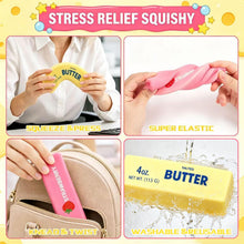 Carica l'immagine nel visualizzatore di Gallery, 2PCS Butter Squishy, Giocattolo da Spremere di Burro,Giocattoli Giocattolo da Schiacciare,Antistress Squishies Squeeze G