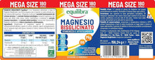 Carica l'immagine nel visualizzatore di Gallery, Equilibra Magnesio Bisglicinato 250mg, 180 Capsule, Scorta 6 mesi