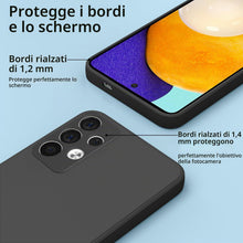 Carica l'immagine nel visualizzatore di Gallery, Vauki Cover Compatibile con Samsung Galaxy A52 5G/4G con 2 Pezzi Pellicola Vetro Temperato, Gomma Gel di Silicone Liquid