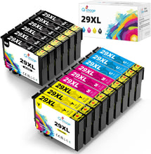 Carica l&#39;immagine nel visualizzatore di Gallery, Gohepi 29 XL Compatibili Cartucce Epson 29XL 29 per Epson XP-342 XP-442 XP-245 XP-432 XP-345 XP-247 XP-235 XP-255 XP-257 XP-352 XP-452 XP-455 XP-335,6 Nero/3 Ciano/3 Magenta/3 Giallo,Confezione da 15