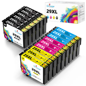 Q-image 29 XL Cartucce d'inchiostro Compatibili per Epson 29XL Sostituzione per Expression Home XP-235 XP-245 XP-247 XP-255 XP-257 XP-332 XP-335 XP-342 XP-345 XP-352 XP-355 XP-432 XP435 (15 Pezzi)