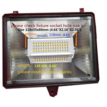 Carica l'immagine nel visualizzatore di Gallery, QLEE Lampadina LED R7S 50W Luce calda Dimmerabile 3000k Doppio attacco J118 Tipo J 118 mm 118mm Proiettore a LED 5000LM 