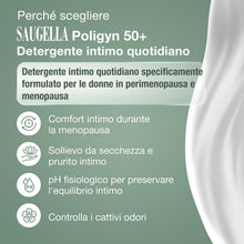 Carica l'immagine nel visualizzatore di Gallery, Saugella Poligyn Detergente Intimo Ad Azione Emolliente E Lenitiva Contro Fastidi E Pruriti Intimi - 500 Ml
