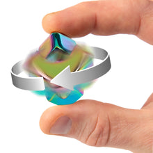 Carica l'immagine nel visualizzatore di Gallery, Bopster Fidget Cube Spinner | Spinner da mano in metallo anodizzato | Giocattolo sensoriale e antistress per bambini e a