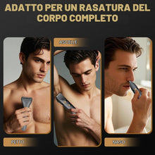 Carica l'immagine nel visualizzatore di Gallery, Scttomon Body Trimmer per gli uomini, Ball Pubic Hair Trimmer, Body Foil Rasoio Rasoio Naso Ear Impermeabile Wet/Dry Gro
