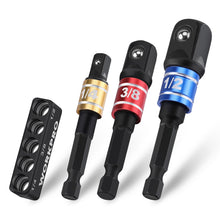 Carica l'immagine nel visualizzatore di Gallery, WORKPRO Set 3 Adattatori per Bussole 1/4", 3/8" e 1/2"