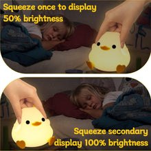Carica l'immagine nel visualizzatore di Gallery, Luce Notturna Bambini Lampada Paperella Led Lampada Notturna Ricaricabile