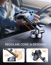 Carica l'immagine nel visualizzatore di Gallery, Mohard Porta Cellulare Auto, Mai Cadere Cruscotto/Parabrezza 360° Ruotabile