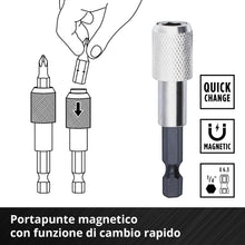 Carica l'immagine nel visualizzatore di Gallery, Einhell L-CASE 40 pezzi set di inserti e punte