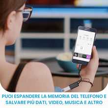 Carica l'immagine nel visualizzatore di Gallery, N NEWTOP Cavo Adattatore AD09 OTG USB 2.0 Femmina a Micro USB USB-A Maschio Adatta Convertitore Compatibile con Android 