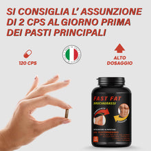 Carica l'immagine nel visualizzatore di Gallery, Integratore di L carnitina keto 120 cps termogenico brucia grassi forte uomo Grassi Potenti veloci Addominali e pancia piatta - Drenante Depurativo Forte concentrato detox Matè, goji e Caffeina