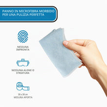 Carica l'immagine nel visualizzatore di Gallery, Blum Manufaktur - Detergente spray per occhiali da 250 ml, con panno in microfibra 30 x 30 cm, spray di alta qualità, Ma