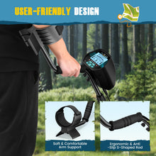 Carica l'immagine nel visualizzatore di Gallery, Metal Detector Per Bambini Adulti, Metal Detector Con 5 Modalità Di Rilevamento Con Bobina Di Ricerca Impermeabile, Lunghezza, Sensibilità E Suono Regolabili Tutte Le Modalità Metallo/Disc/PP-Modi